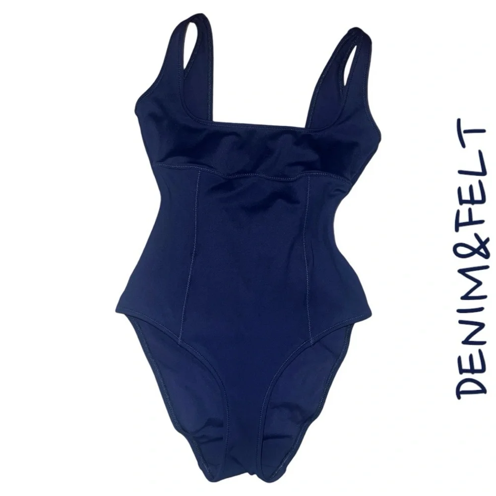 SKIMS SCULPTING SWIM TANK ONE PIECE | STYLE: OP-BAF-2758 | COLOR: MIDNIGHT | NEW